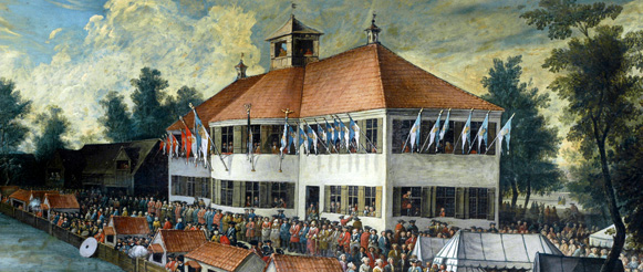 Schießstätte auf dem Grundstück des heutigen Münchner Hauptbahnhofs