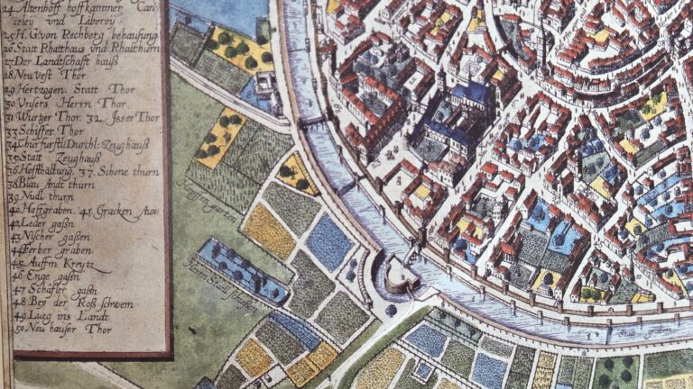 Errichtung einer Zielstatt vor dem Neuhauser Tor